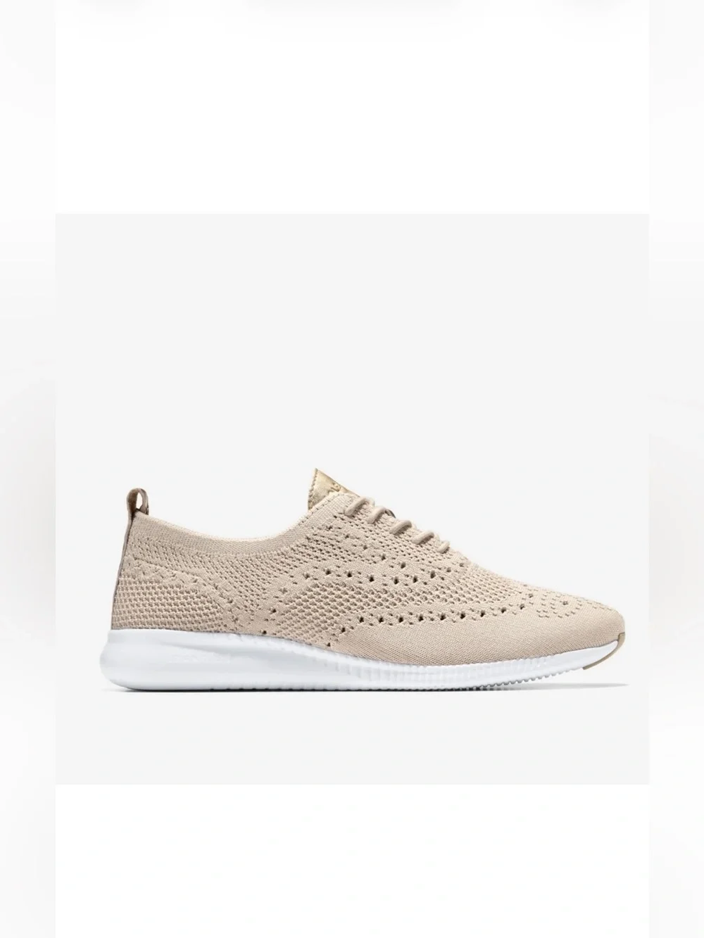 🛍️ NWT Cole Stitchlite™ Wingtip Oxfords Lace-Up Sneakers with Gold Accent